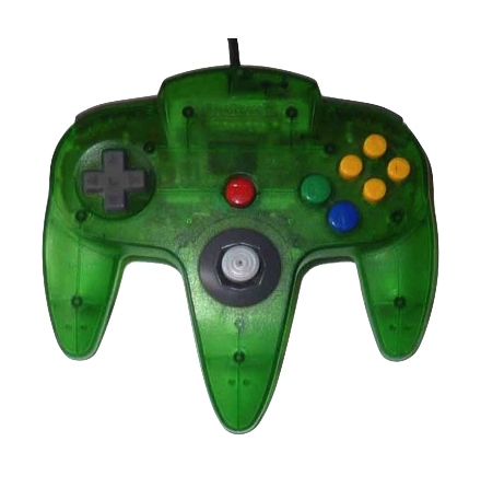 Nintendo 64 Handkontroll Gr�n/Jungle Green Transparent beg